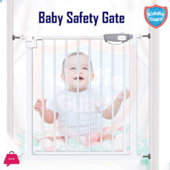 Kiddie Guard 3 Lock Baby Safety Gate 75Cm - 84Cm With Auto Lock For Babies Childrens &Amp; Kids