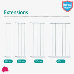 Kiddie Guard 3 Lock Baby Safety Gate 75Cm - 84Cm With Auto Lock For Babies Childrens &Amp; Kids