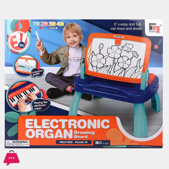 Kids Electronic Drawing Board Set – Musical &Amp; Creative Play 4 Kids Electronic Drawing Board Set – Musical &Amp; Creative Play - Image 2