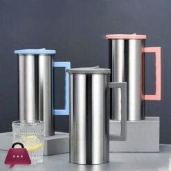 Large Capacity Stainless Steel Insulated Water Jug with Handle Coffee Thermal Pot 1800ML