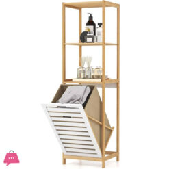 Laundry Baskets &Amp; Hampers Organizer Toilet Bathroom Cabinet With Free Soap Dish