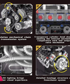 Master Control V8 Engine Power Lego Bricks Model 24 Master Control V8 Engine Power Lego Bricks Model - Image 3