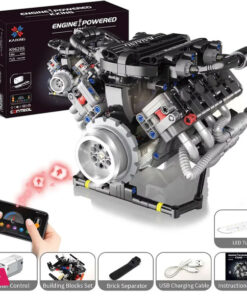 Master Control V8 Engine Power Lego Bricks Model