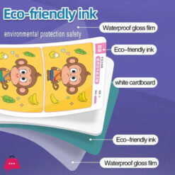 Montessori Error-Finding Puzzle Game Cards For Kids - 64Pcs Educational Reusable Toys For Concentration And Intellectual Development