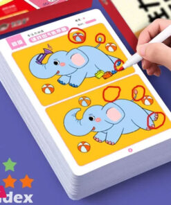 Montessori Error-Finding Puzzle Game Cards For Kids - 64Pcs Educational Reusable Toys For Concentration And Intellectual Development - Image 8