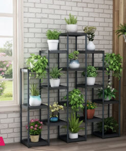 Multi-Storey Flower Balcony Stand Multi-Pot Rack For Flowers Plastic Frame Racks