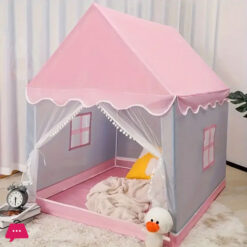 Pink Princess Playhouse Tent Indoor Outdoor Play Tent