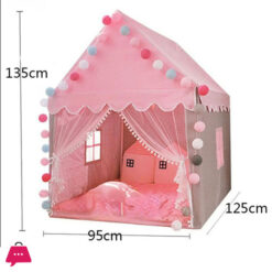 Pink Princess Playhouse Tent Indoor Outdoor Play Tent