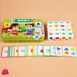 Playing Game Dice Shape Matching Toy Teaching Material Education Dices Toy