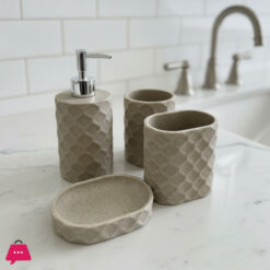 Resin Bathroom Set of 4 Pcs