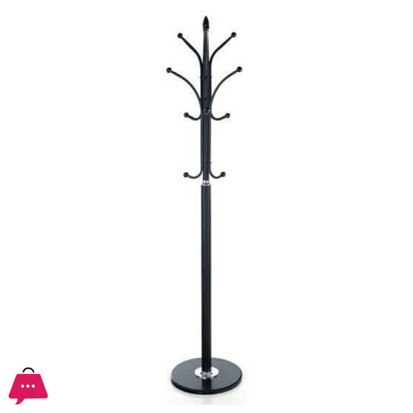 Simple Metal Coat Rack Marble Base