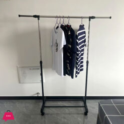 Single Pole Stainless Steal Clothes Rack 7 Single Pole Stainless Steal Clothes Rack