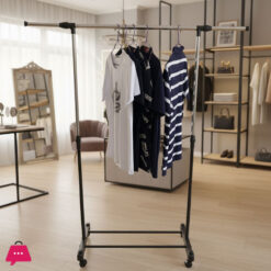 Single Pole Stainless Steal Clothes Rack 6 Single Pole Stainless Steal Clothes Rack