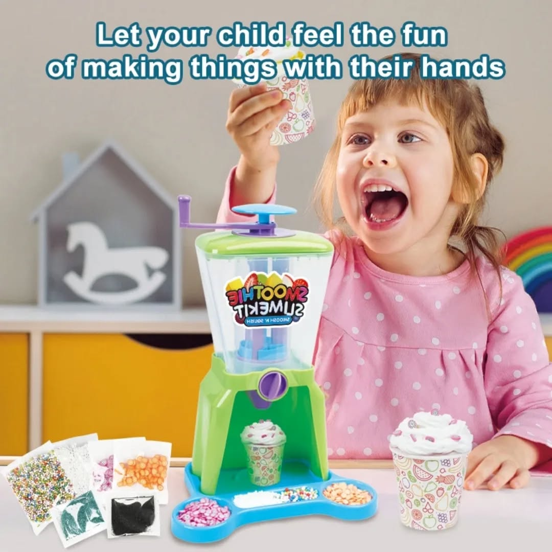 Smoothie Slime Kit Machine Diy Kids Slime Machine