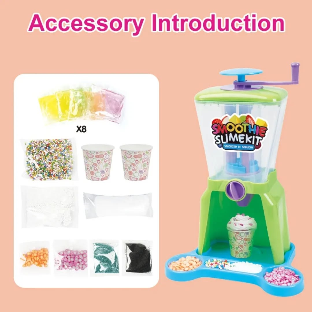 Smoothie Slime Kit Machine Diy Kids Slime Machine