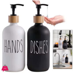 Soap Dispenser Glass Merterial 2Pcs 500ml