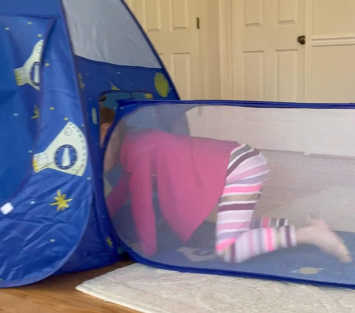 Space Station 3-In-1 Tent Ball Pit And Playhouse For Kids 288Cm Long 6 Space Station 3-In-1 Tent Ball Pit And Playhouse For Kids 288Cm Long