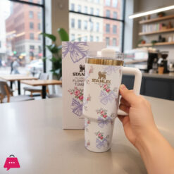 Stanley Flowstate Floral Tumbler With Straw Stopper 40Oz