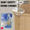 Table Corner Protector Transparent Self-Adhesive Anti-Collision Furniture Corner Protector 4-Pcs