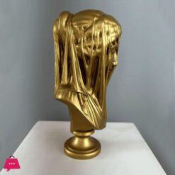 Veiled Lady Bust Statue Sculpture Home Decor - 25 Cm - 9.8 In