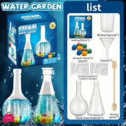 Water Garden Experiment, Educational And Entertaining Toy DIY Growth Stone Experiment Kit