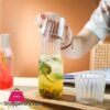 1 Set Bedside Water Carafe Glass Set Night Carafe With Tumbler Glass 600Ml 1 1 Set Bedside Water Carafe Glass Set Night Carafe With Tumbler Glass 600Ml