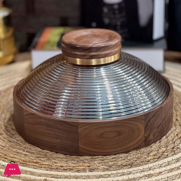 2 In 1 Wooden Serving Bowl &Amp; Dry Fruit Tray 7 2 In 1 Wooden Serving Bowl &Amp; Dry Fruit Tray - Image 5