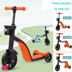 3 in 1 Multi-Functional Tricycle - Balance Wheel Scooter and Fire Scooter