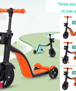 3 in 1 Multi-Functional Tricycle - Balance Wheel Scooter and Fire Scooter