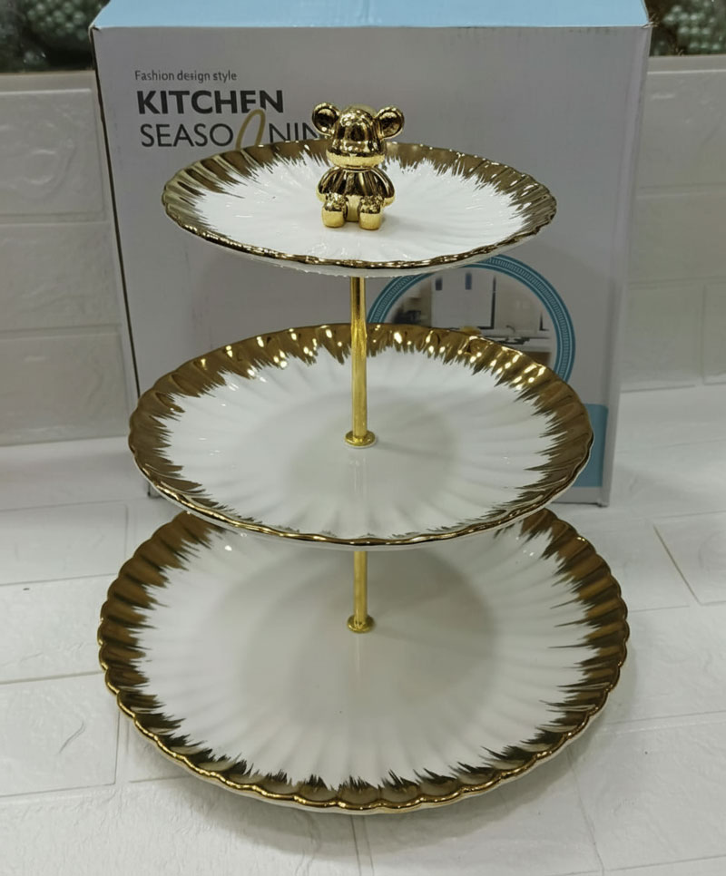 3 Tier Cupcake Stand- Ceramic