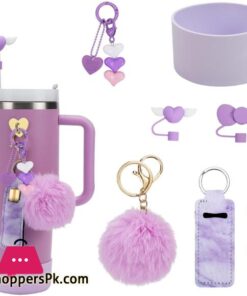 7PCS Tumbler Decoration Accessories Set - Cute & Aesthetic Drinkware Charms