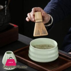 Bamboo Matcha Tea Whisk Bowl Matcha Whisk Bamboo Matcha Set 4Pc