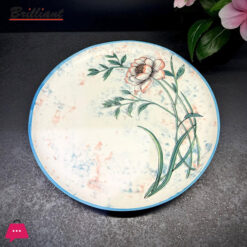 Brilliant Porcelain Round Dessert Plate 8.5Inch