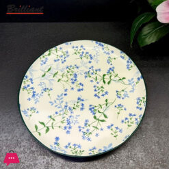 Brilliant Porcelain Round Dessert Plate 8.5Inch