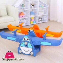 Children Double Rocker Seesaw Indoor Outdoor Toys Plane Seesaw