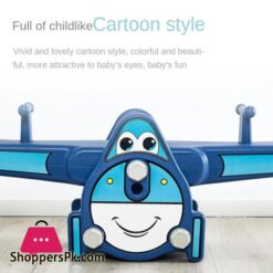 Children Double Rocker Seesaw Indoor Outdoor Toys Plane Seesaw