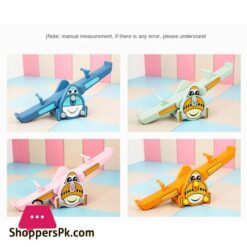 Children Double Rocker Seesaw Indoor Outdoor Toys Plane Seesaw