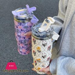 Sitarayuri  Stainless Steel Thermo Bottle Keep Cold and Hot Thermal Water Bottle Tumbler 900ML