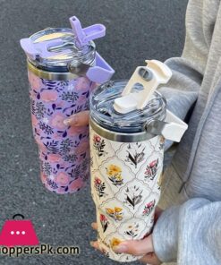 Sitarayuri  Stainless Steel Thermo Bottle Keep Cold and Hot Thermal Water Bottle Tumbler 900ML
