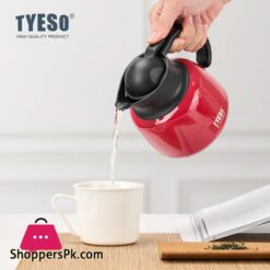 Tyeso Thermos Pot Insulated Stainless Steel Coffee Pot Suitable For Home /Office 1Liter