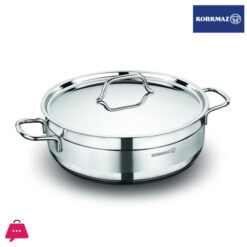 Korkmaz Alfa Low Casserole 24x8 cm - 3.5 ltr A1022