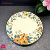 Brilliant Porcelain Round Dessert Plate 8.5Inch