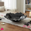 Ceramic Leaf Shape Bowl Black Color 1-Pc