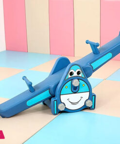 Children Double Rocker Seesaw Indoor Outdoor Toys Plane Seesaw