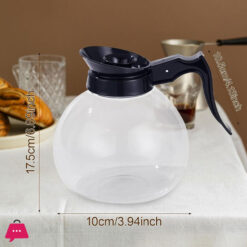 Coffee Pot Decanter High Temperature Coffee Jug Cafe Restaurant Glass Carafe