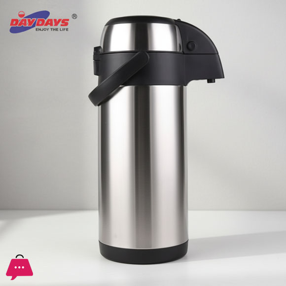Daydays Stainless Steel Air Pump Vacuum Pot High Quality Thermos 3 Daydays Stainless Steel Air Pump Vacuum Pot High Quality Thermos