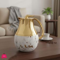Dubai Arabian Style Marble Texture Flask Thermos Kettle Thermos Coffee Pot