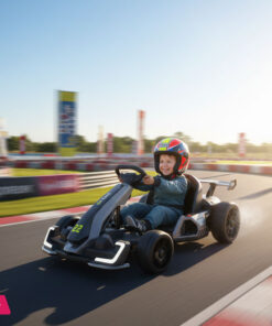 Electric Ride On Go Kart Racing Car High Power Pedal Drift Go Karts 24V 5Ah Battery - Image 2