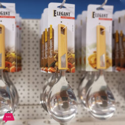 Elegant Wood Color Curry Spoon