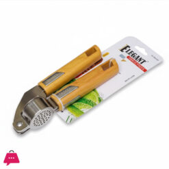 Elegant Wood Color Stainless Steel Lemon Squeezer